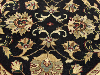 Back of Jaipur Kashan Antique Wash hand-knotted rug