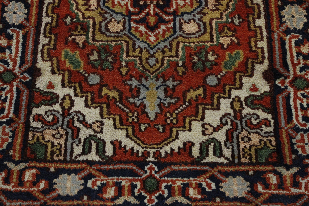 Close-up of wool pile, Red rug