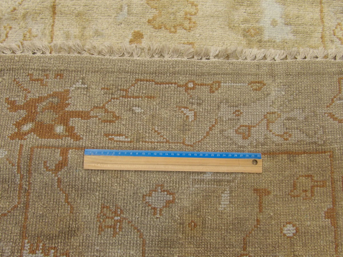Gold Turk Oushak Wash rug in room setting