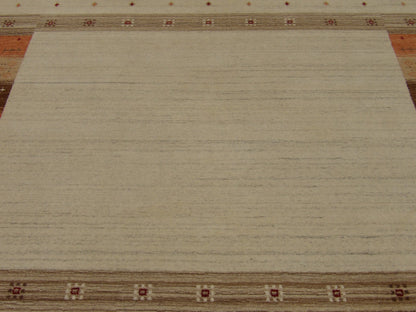 Back of Gabbeh hand-knotted rug