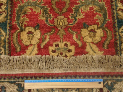 Green & Red Jaipur Kashan Antique Wash rug in room setting