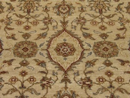 Back of Indo Chobi hand-knotted rug