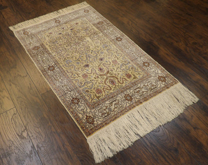 Full view of fine Tabriz rug
