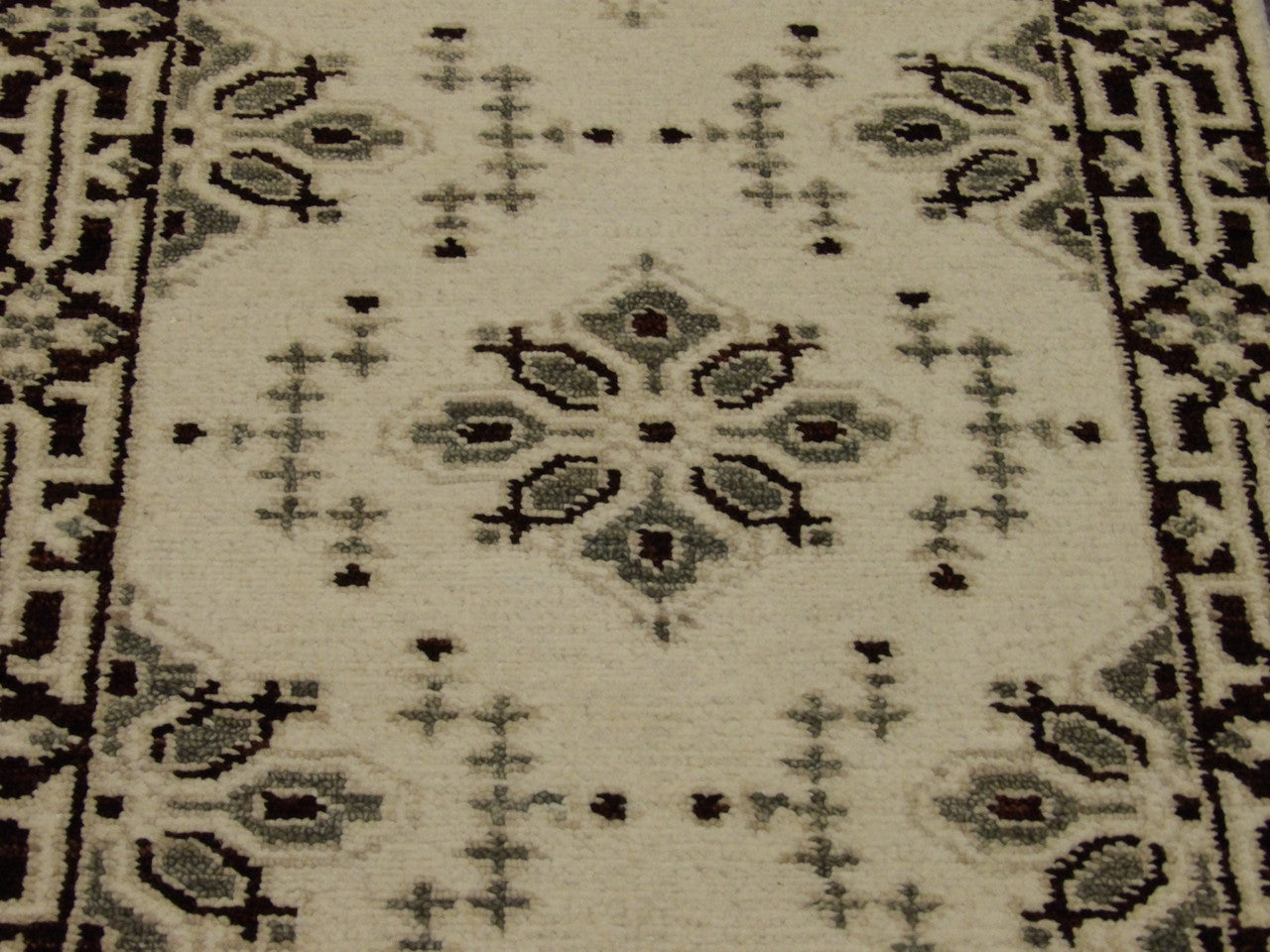 Tribal Heriz wool texture close-up
