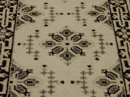 Tribal Heriz wool texture close-up