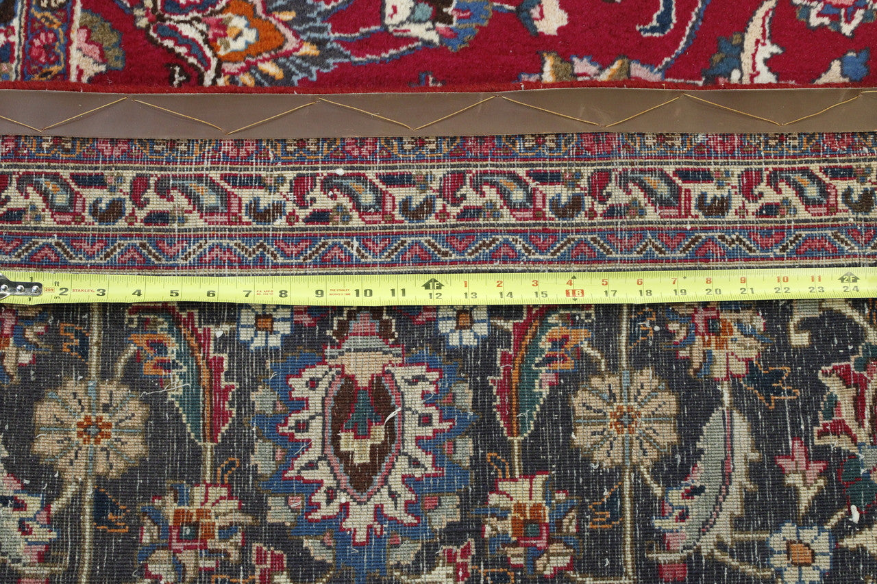 Traditional Antique Tabriz pattern detail