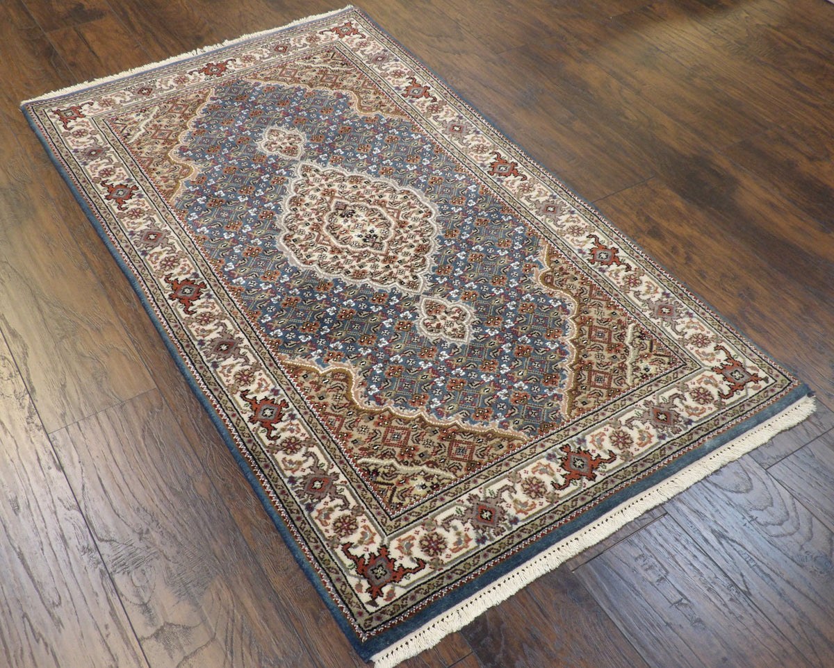 Full view of Tabriz rug