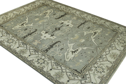 Full view of Oushak Ziegler rug