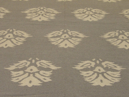 Back of Coastal Flat Weave Indoor/Outdoor Beach hand-knotted rug