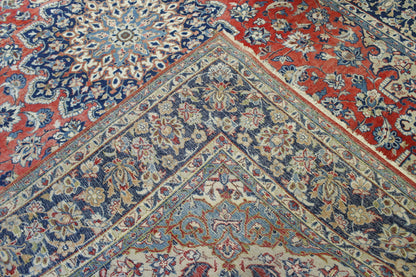 Traditional Antique Tabriz pattern detail
