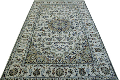 Close-up of wool pile, Beige rug