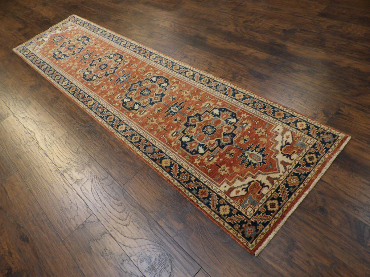 Full view of Fine Persian Sherapi rug