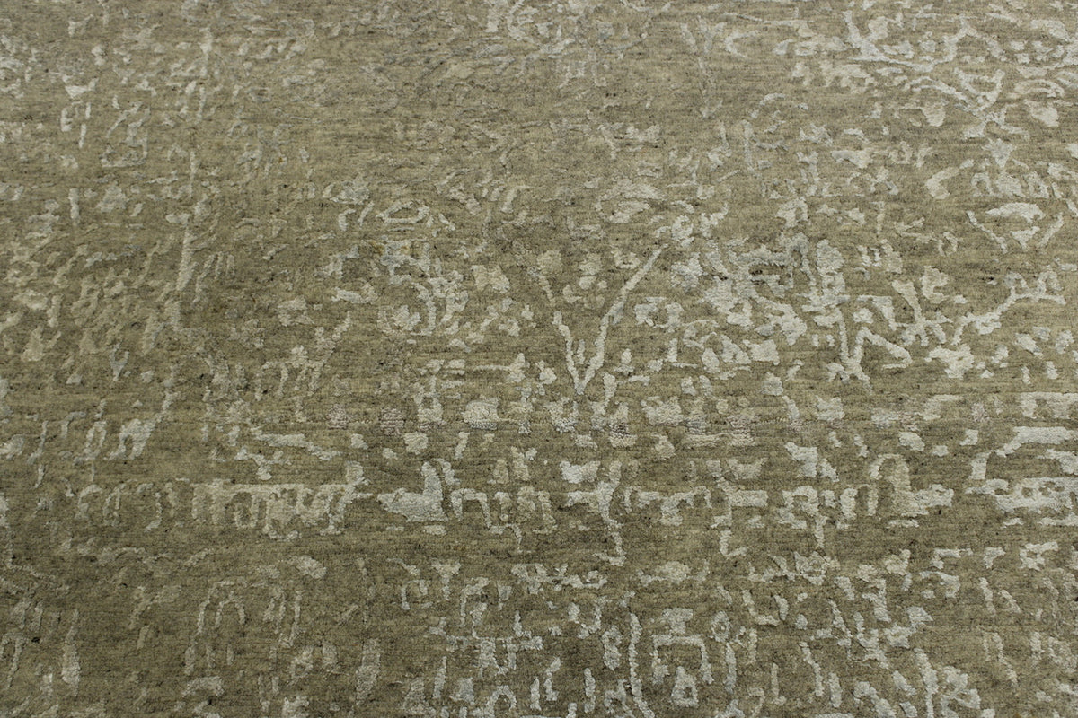 Full view of Transitional Abstract Broken Design rug