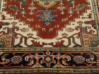 Full view of Heriz rug