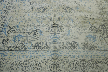 Oushak Ziegler rug border detail