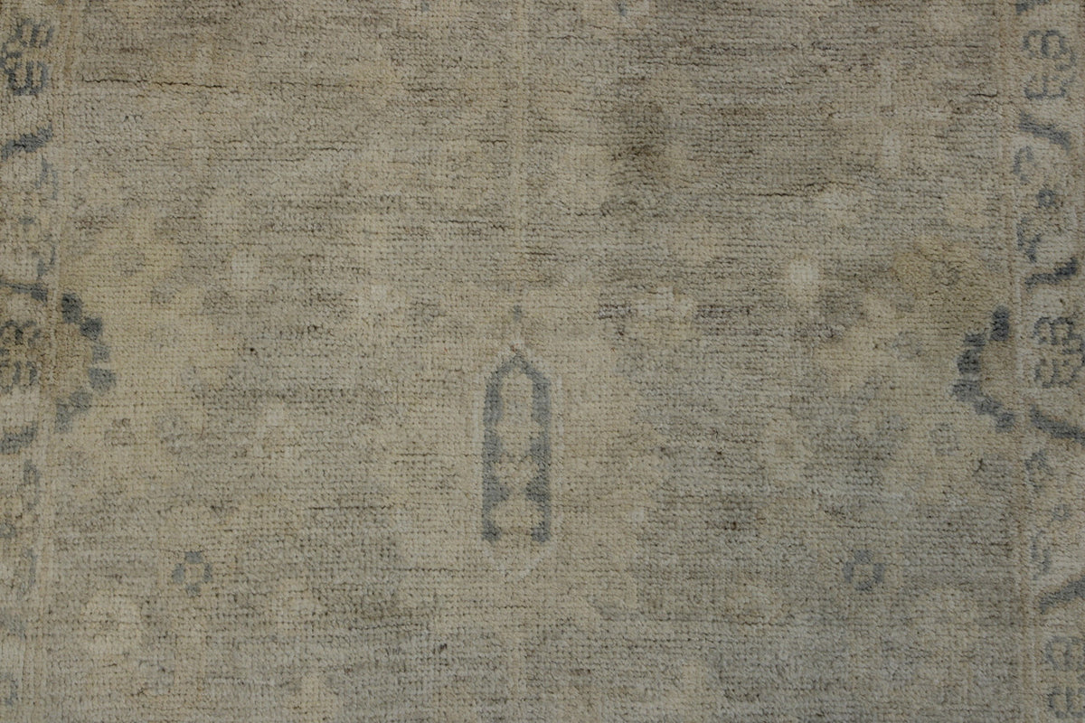 Close-up of wool pile, Beige rug