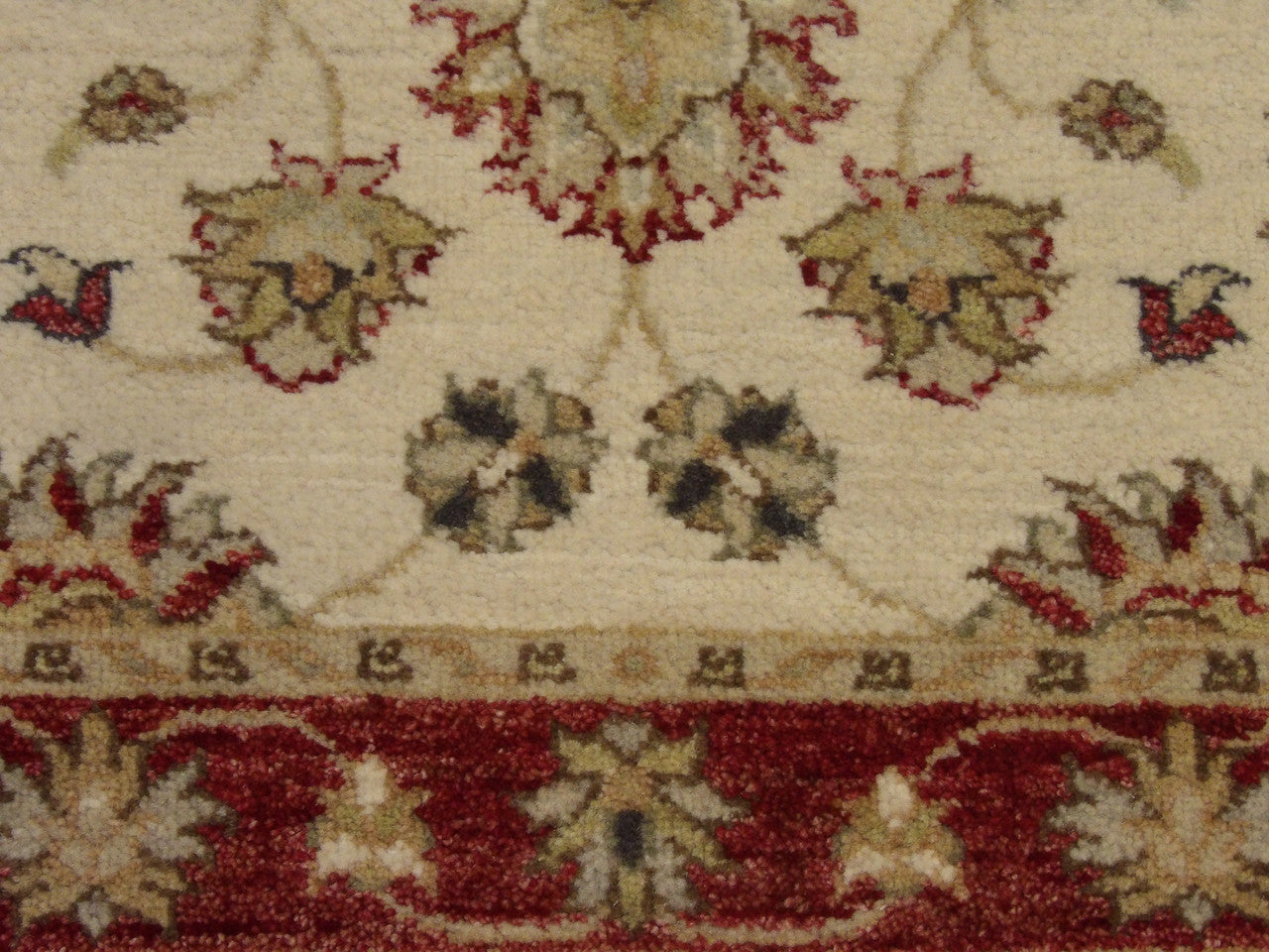 Chobie Oushak / Peshawar hand-knotted wool rug in Beige, 2'8" x 4'0", SKU w530