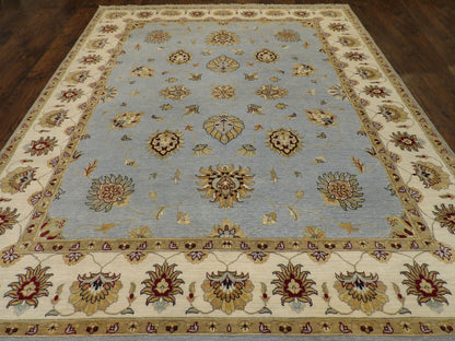 Chobie Oushak / Peshawar hand-knotted wool rug in Blue, 8'0" x 10'0", SKU w1017