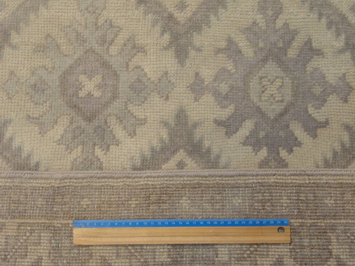 Gray & Beige Tribal Kazak So Wash rug in room setting