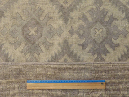 Gray & Beige Tribal Kazak So Wash rug in room setting