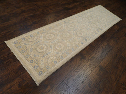 Oushak pattern detail, natural dye runner