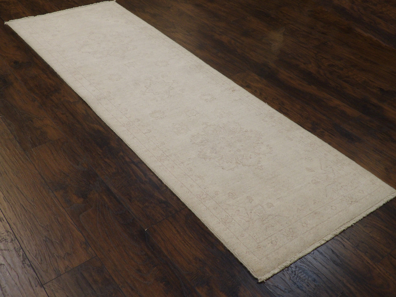 Full view of Oushak Chobi Wash Natural Dye rug