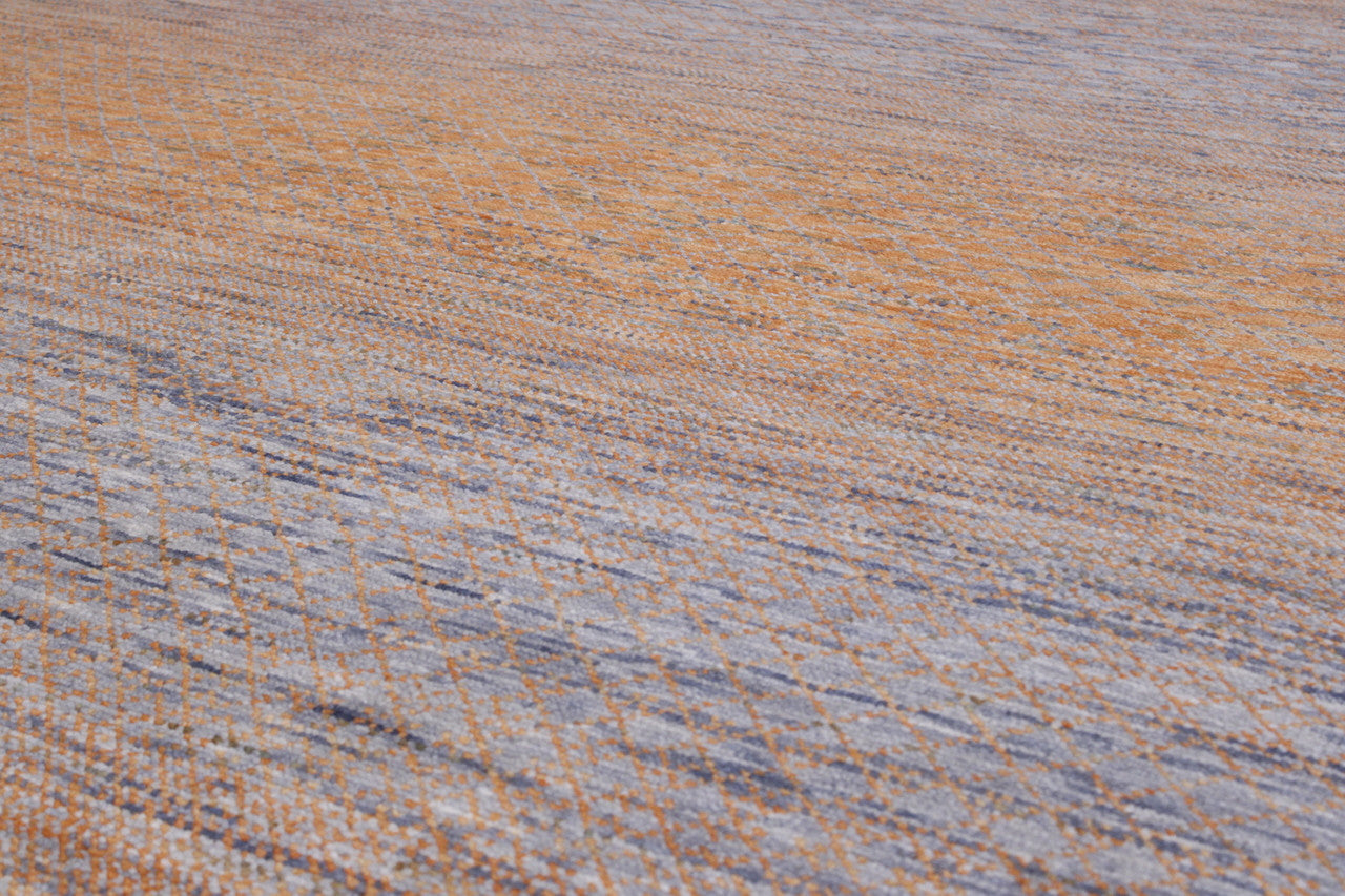 Modern Grass Design rug border detail