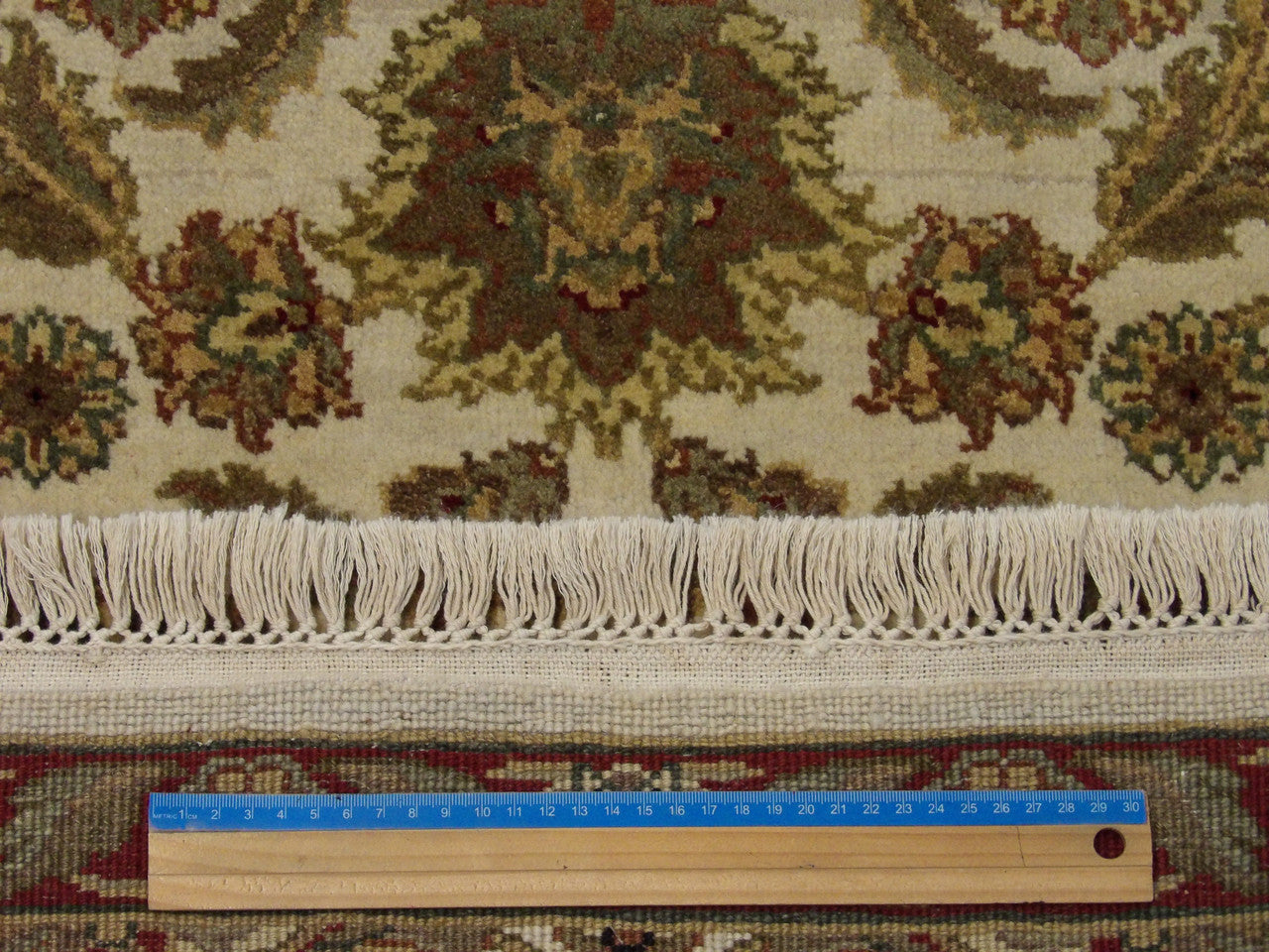 Beige & Red Jaipur Kashan rug in room setting