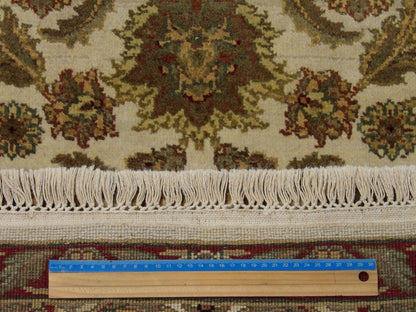 Beige & Red Jaipur Kashan rug in room setting