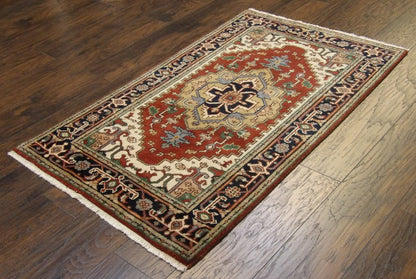 Heriz rug border detail