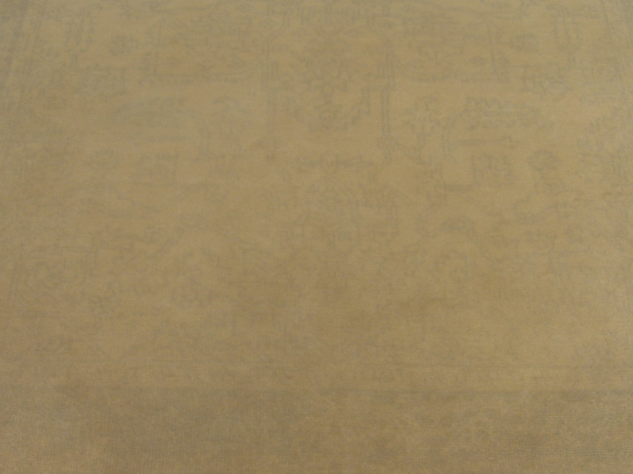 Oushak rug border detail