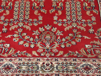 Persian Farahan rug corner detail