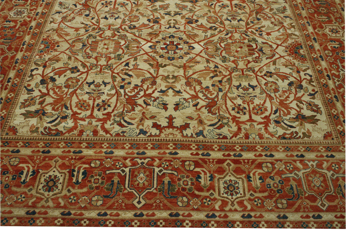 Full view of Traditional Antique Chobi rug
