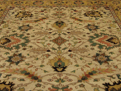 Back of Turkish Weave Antique Wash hand-knotted rug