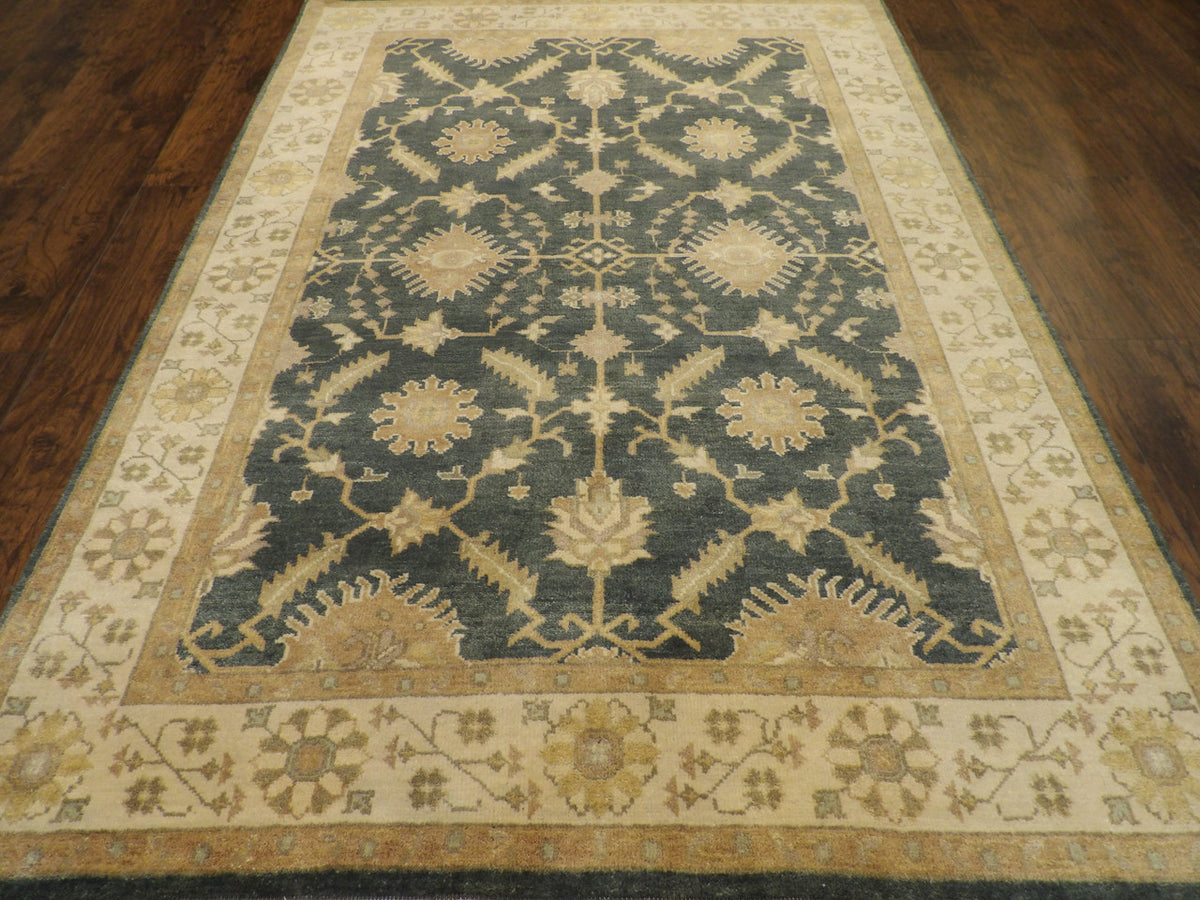 Oushak rug corner detail