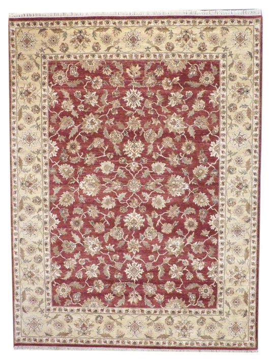 Agra Ziegler 9 x 12 Hand-knotted Rug -w314