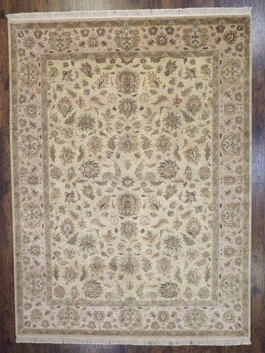 Fine Kashan Tie Dye 9'0"x12'0" Hand-knotted Rug -w298