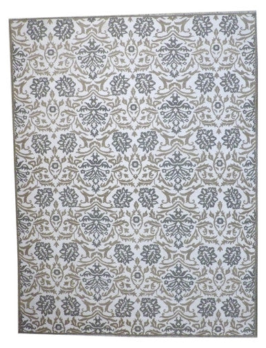 Fine Transitional Silky Oushak 9'0"x12'0" Hand-knotted Rug -w11331
