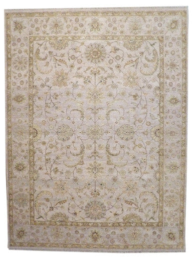 Agra Ziegler 9'0" x 12'0" Hand-knotted Rug - w303