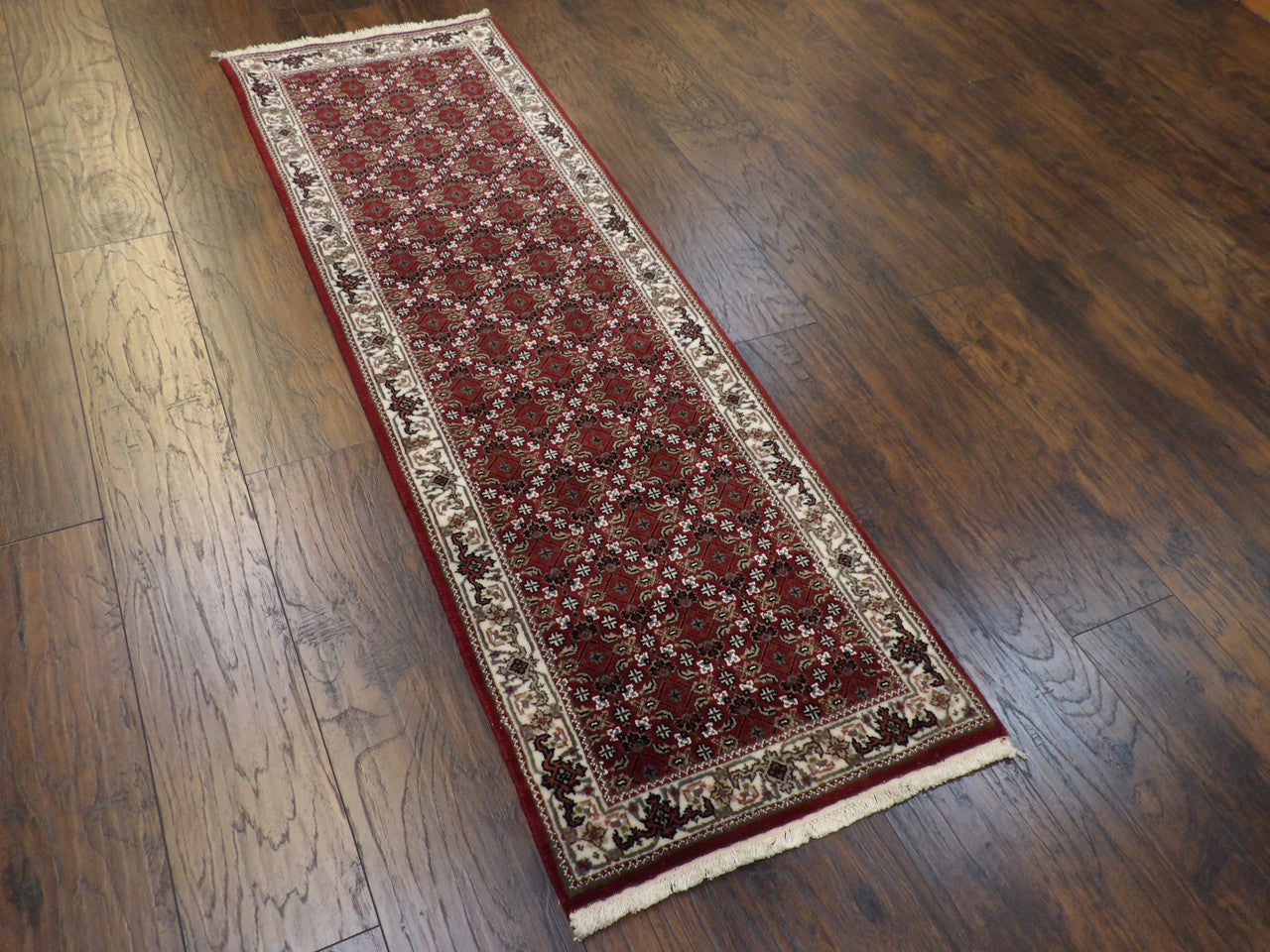 Full length view of Persian Mir Herati runner