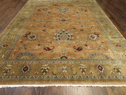 Close-up of fine knot density, Persian Ziegler rug