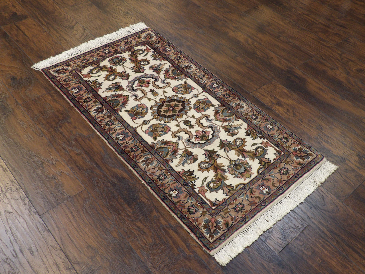 Full view of Fine Persian Kashan rug