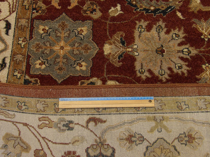 Chobie Oushak / Peshawar hand-knotted wool rug in Brown, 8'0" x 10'0", SKU w930