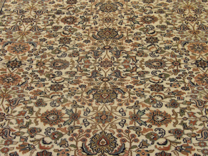 Back of Persian Kashan hand-knotted rug