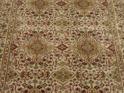 Back of Fine Persian Kashan hand-knotted rug