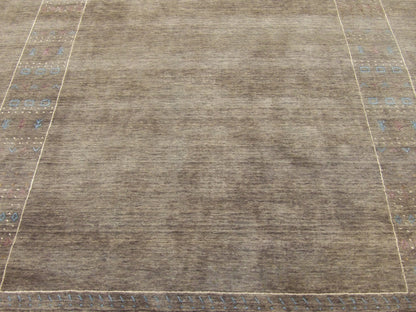 Back of Tribal Modern Gabbeh Natural Dye KHUS hand-knotted rug
