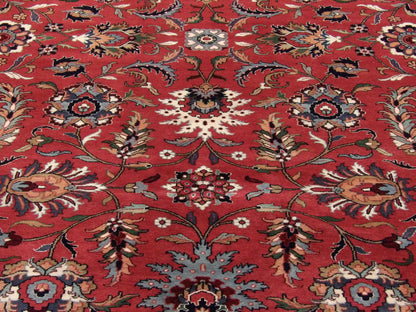 Back of Fine Persian Kashan hand-knotted rug