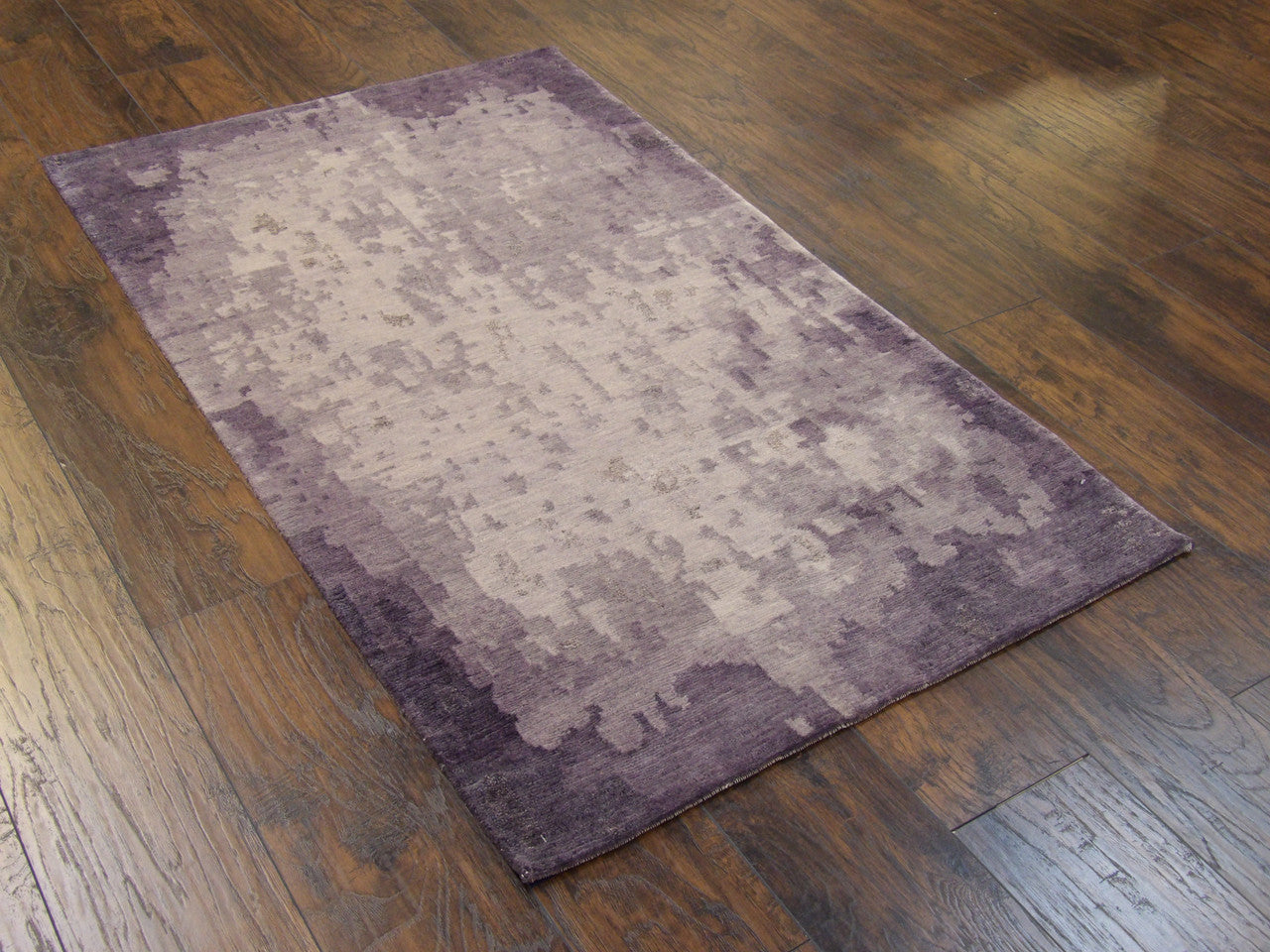 Full view of modern abstract rug