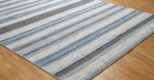 Hand Loom Cotton Chenille Contemporary Rug KAD6200