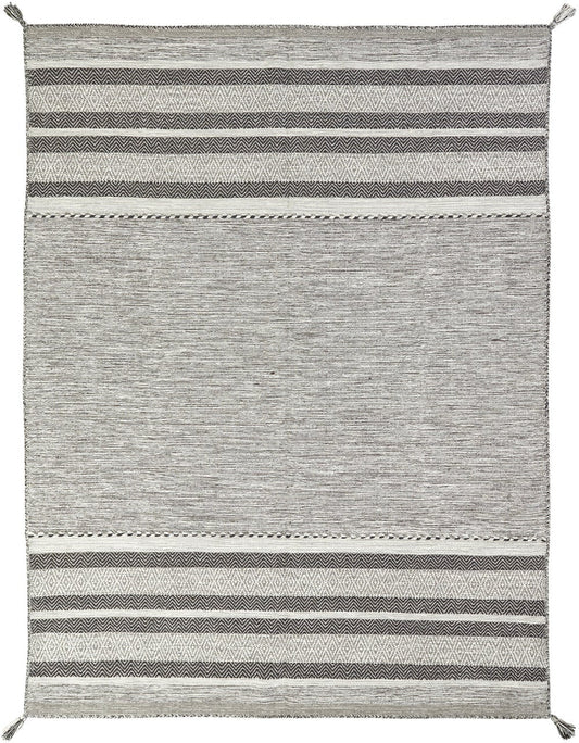 Hand Loom Cotton Chenille Contemporary Flat-weave Rug KAD6210